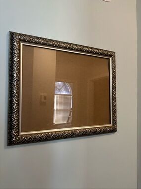 Decorative Ornate Wall Frame - Metallic Silver